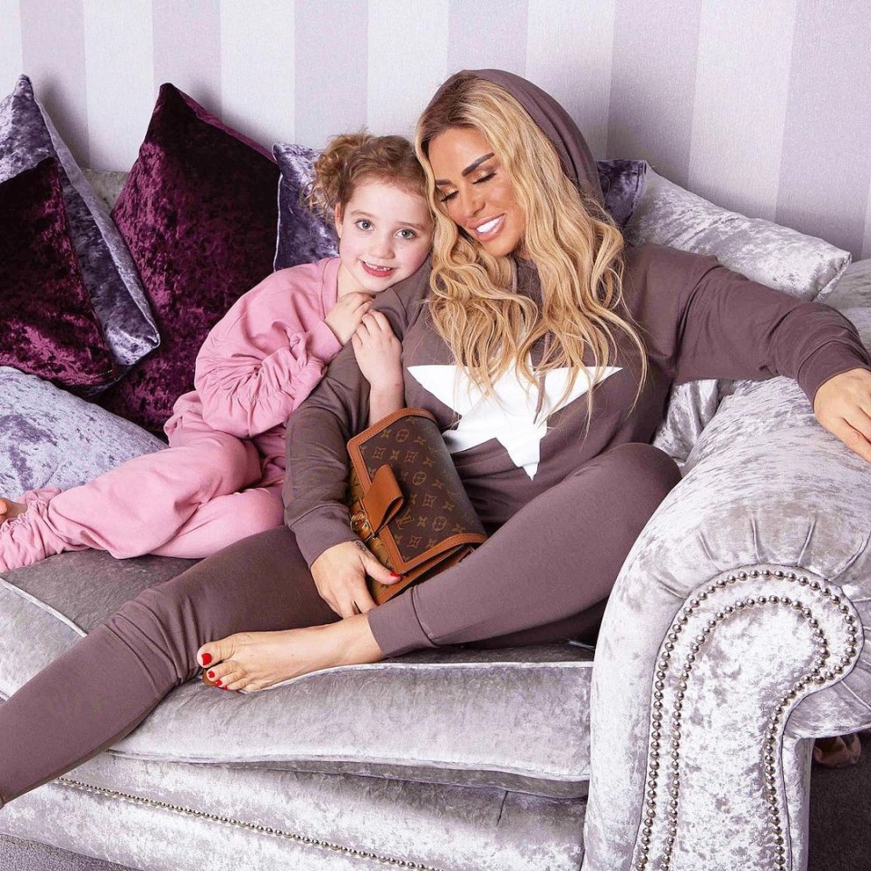 Katie Price was touched by a sweet handwritten note by her daughter Bunny