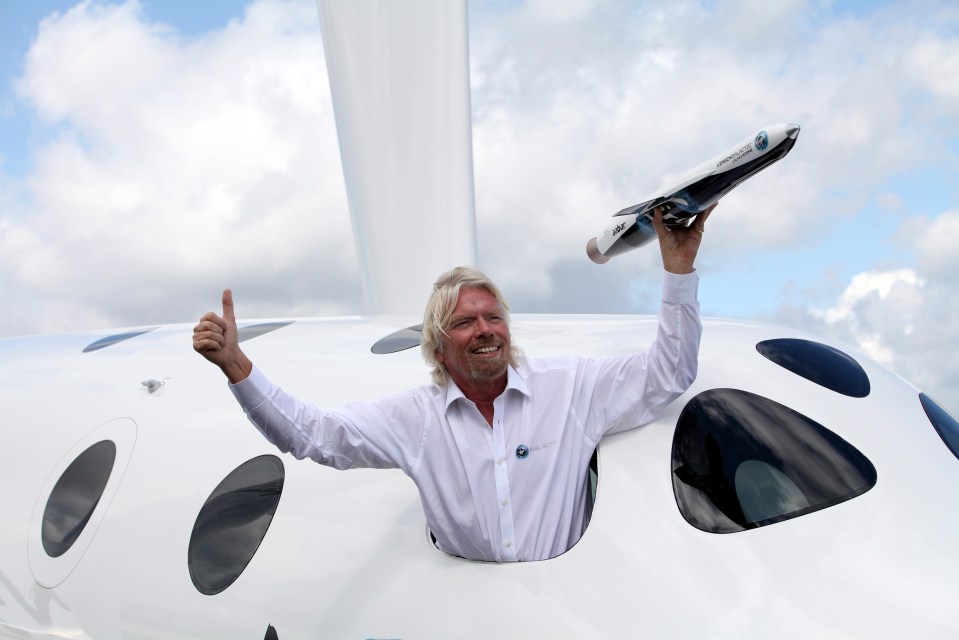 Billionaire Richard Branson is CEO of Virgin Galactic