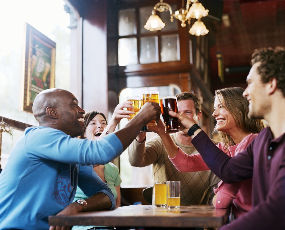 From next week everyone will be able to drink in a pub and eat in a restaurant