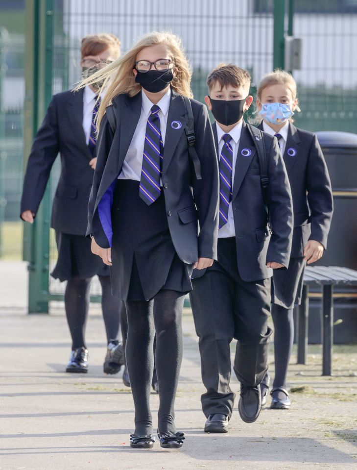 Secondary pupils have had to wear face coverings since March 8