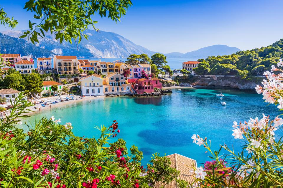 The colourful island of Kefalonia, in Greece