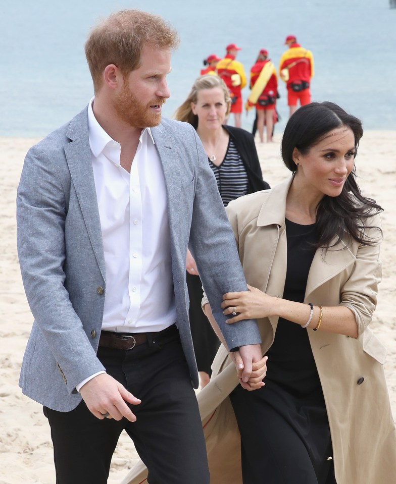 Harry and Meghan pictured in Melbourne, Australia, back in 2018