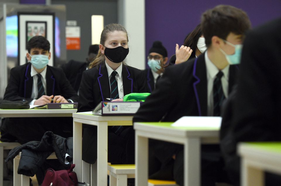 Kids won't have to wear masks in schools from next Monday