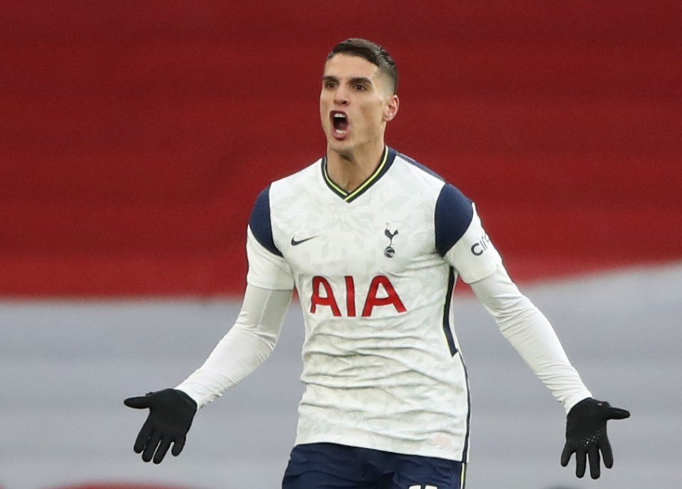 Lamela has been banned from driving after he was caught speeding