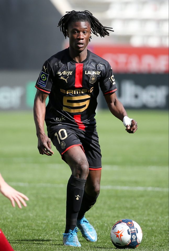 Rennes starlet Eduardo Camavinga looks set to depart the French outfit in the summer