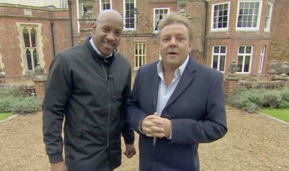 The former footballer co-presents the show alongside Martin Roberts