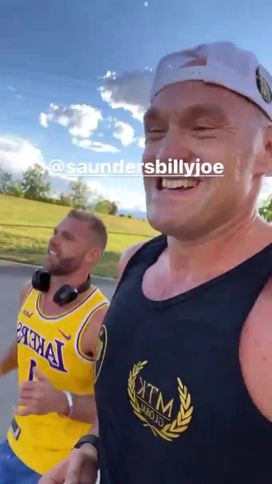 Tyson Fury was in Texas to support close friend Billy Joe Saunders