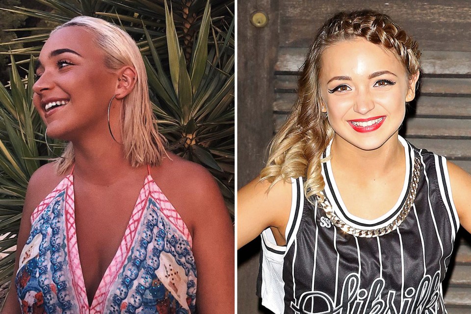 Lauren Platt has a peroxide blonde bob nowadays