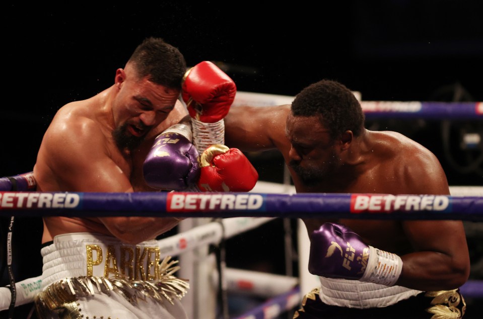 Chisora was on the front foot all night and negated Parker's tactics