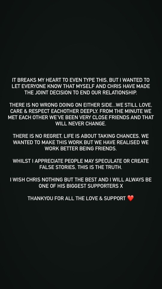 Maura released this statement