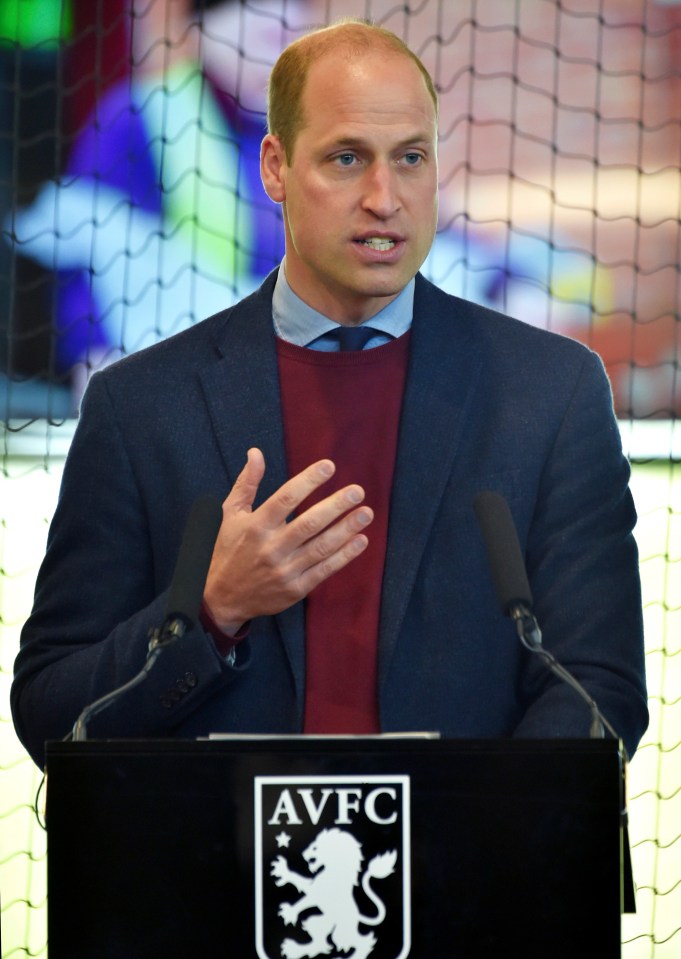 Prince William opened Aston Villa's new training centre today