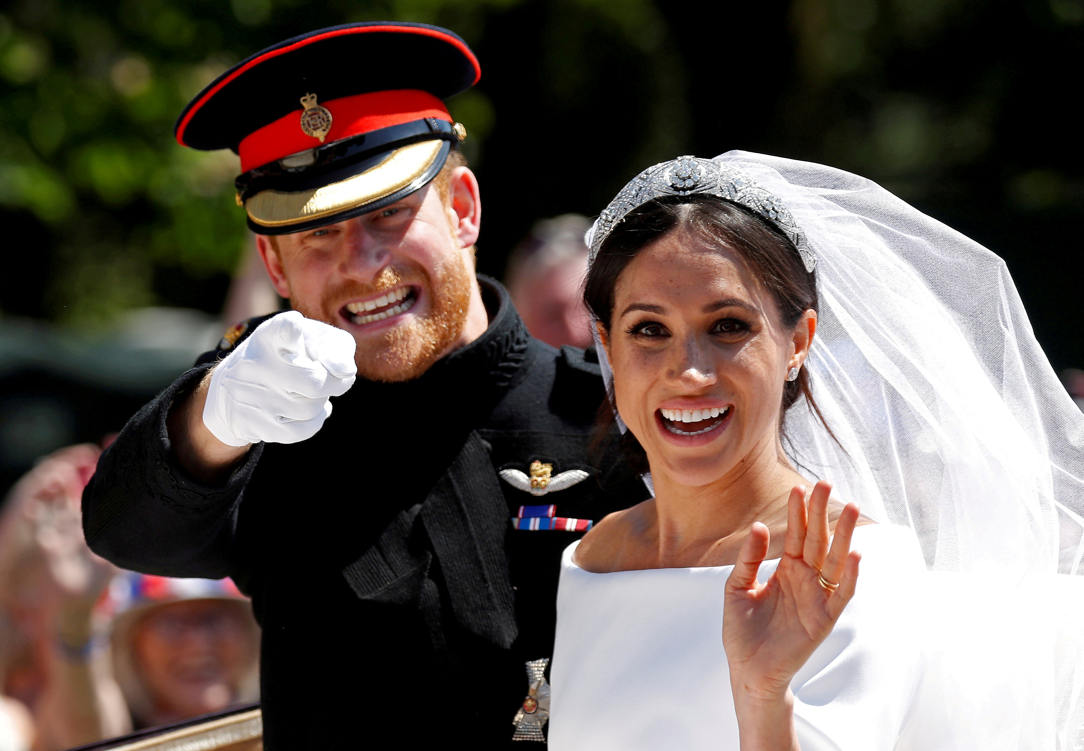 Harry and Meghan wed in May 2018