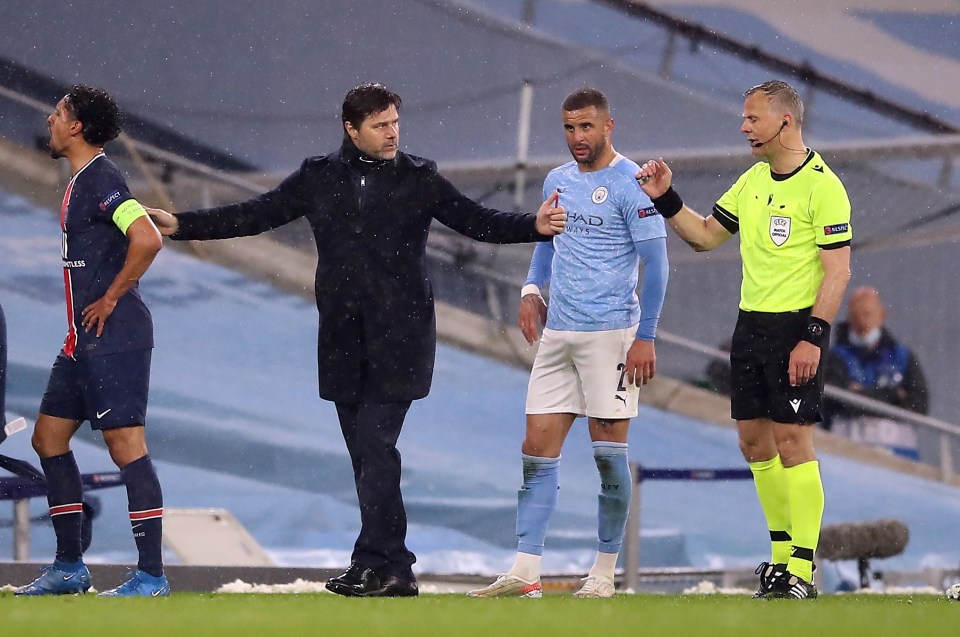 Mauricio Pochettino called on Uefa to investigate the claims against referee Bjorn Kuipers