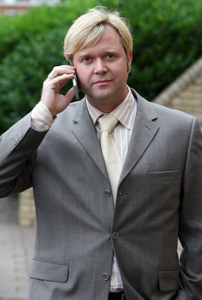 Darren outside court in 2008 after being given his first drink-driving ban. He was disqualified for 18 months before being handed a further five-year ban in 2010