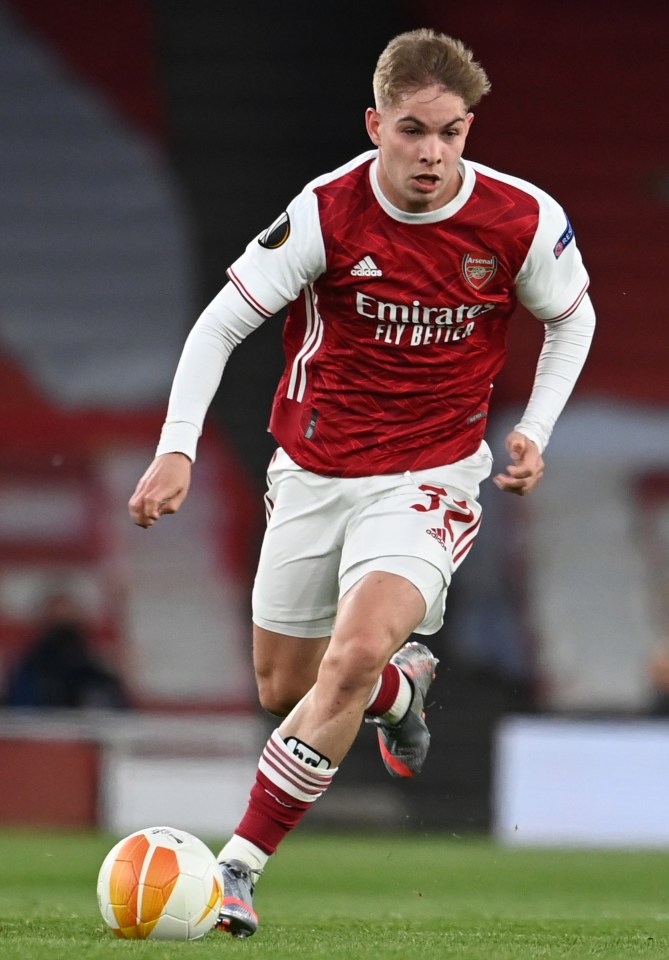 Emile Smith Rowe is due to double his £20,000-a-week wages with a new Arsenal contract