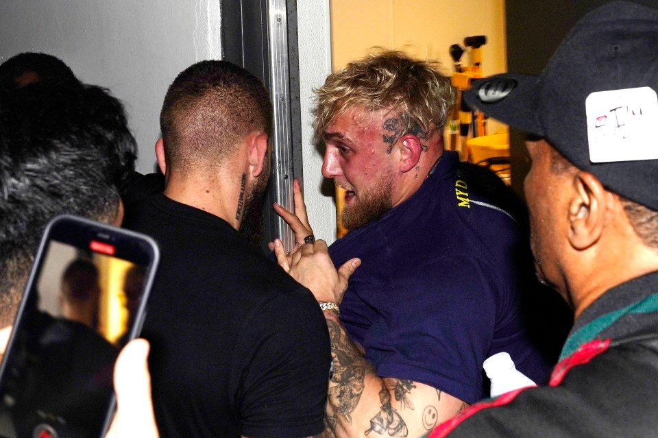 Jake Paul claimed he was punched in the face