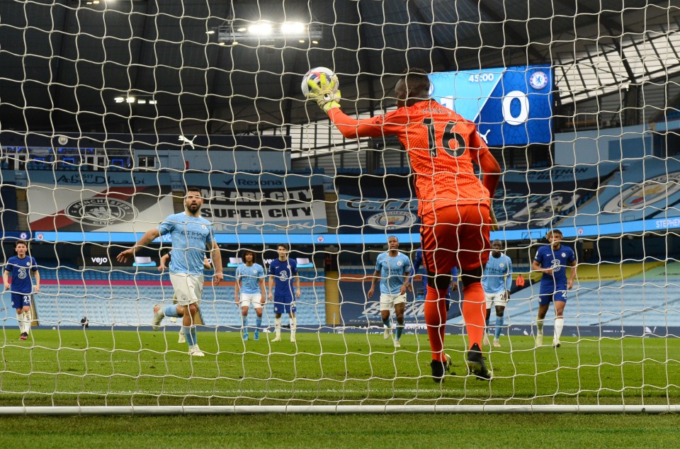 Aguero will be left to rue his failed Panenka effort