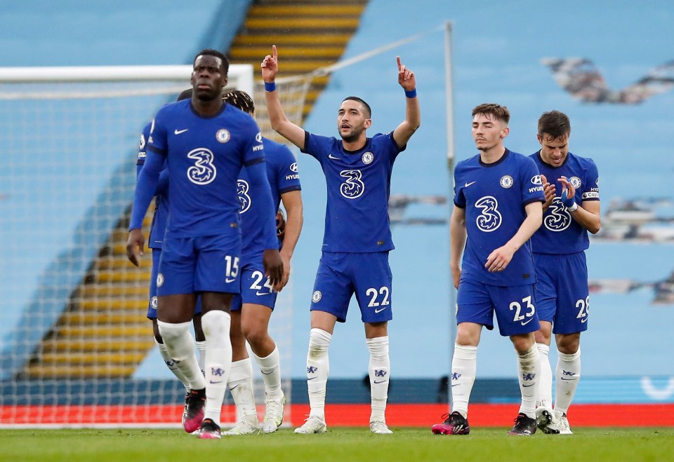 Hakim Ziyech's equaliser pulled Chelsea back into the game