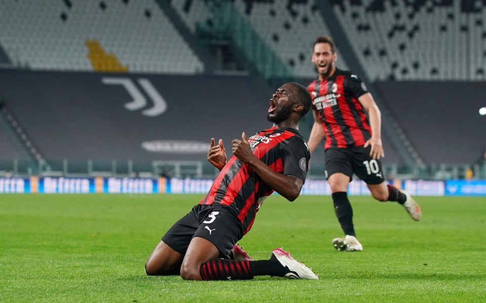 Fikayo Tomori scored in a 3-0 rout as AC Milan knocked Juventus out of the top four