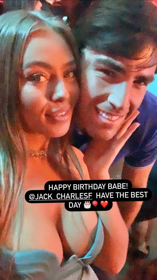 Tyne-Lexy and Jack sparked romance rumours with a cosy snap