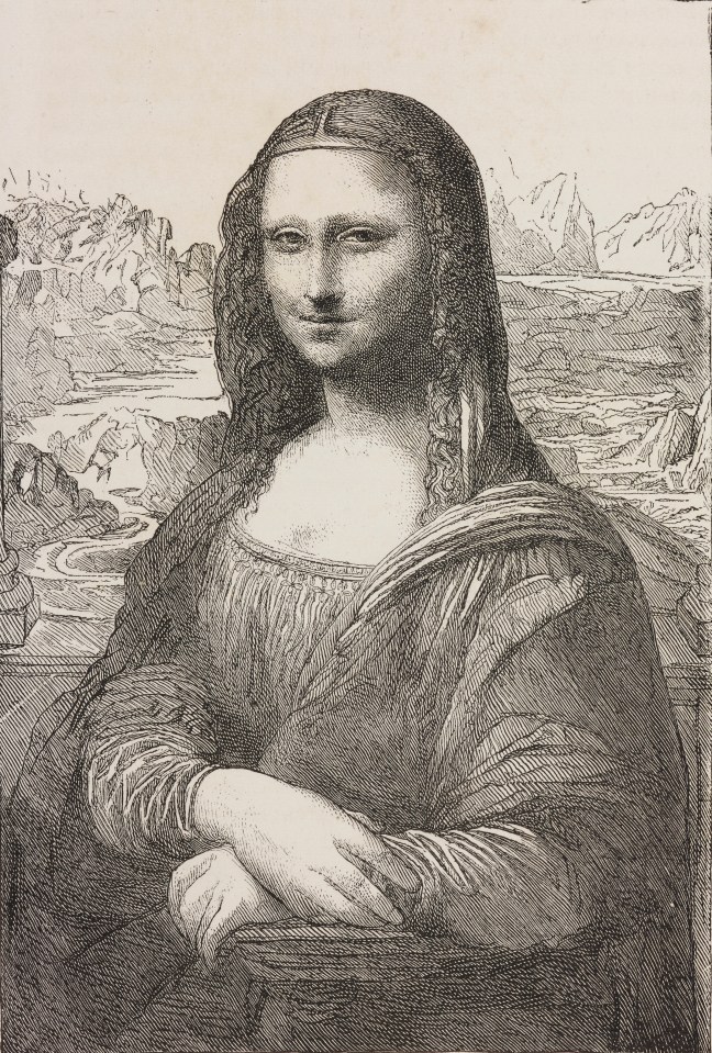 Do you know what the Mona Lisa's hair colour is?