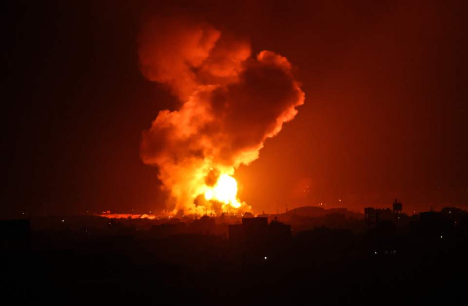 Israel launched deadly air strikes on Gaza in response to a barrage of rockets fired by the Islamist movement Hamas