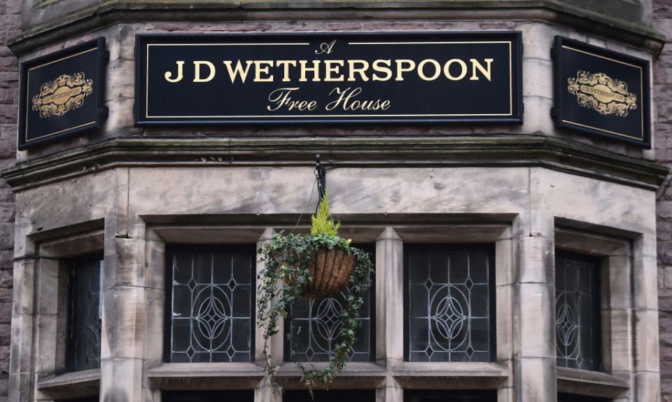 Wetherspoons will open almost all of its pubs next Monday