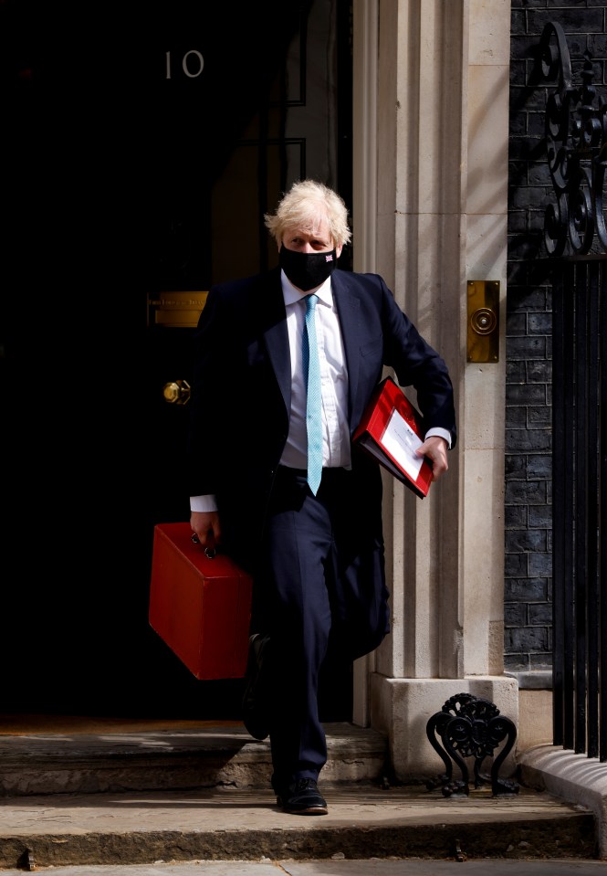 Prime Minster Boris Johnson leaves Downing Street for the State Opening of Parliament at the Palace of Westminster