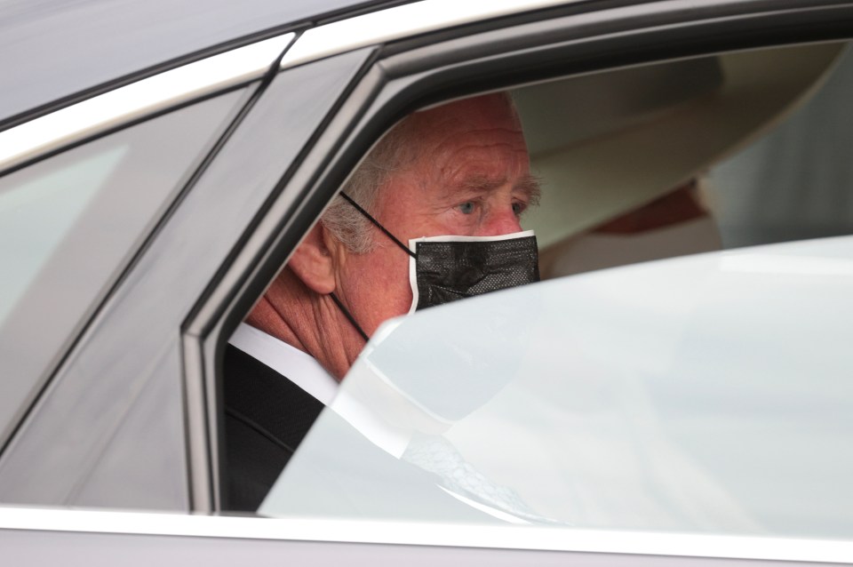 Charles arrives for the State Opening of Parliament