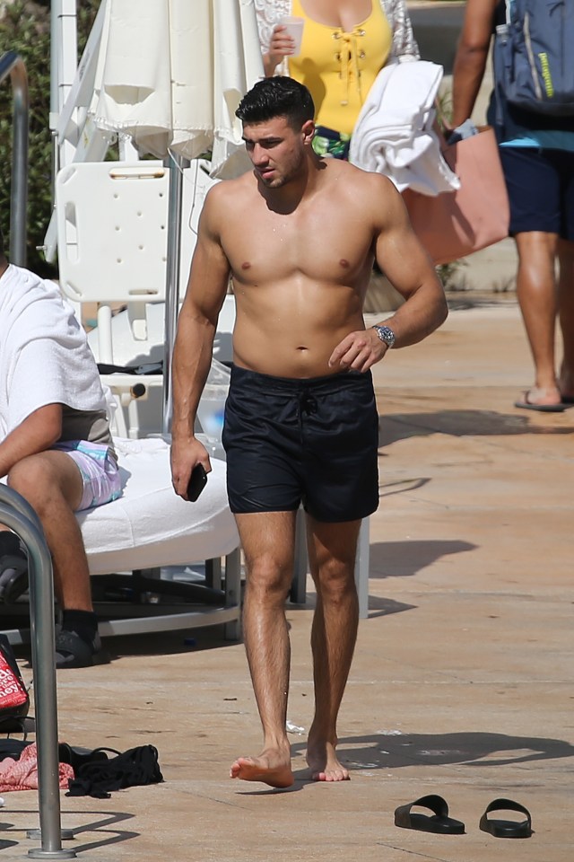 The Love Island star was taking a break from his training in Miami