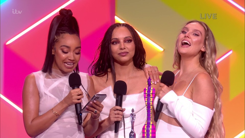 Little Mix scooped the award for Best British Group