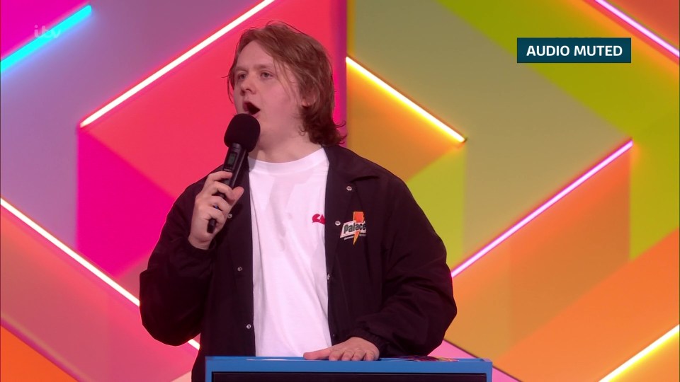 Producers took the decision to mute Lewis Capaldi at The Brits