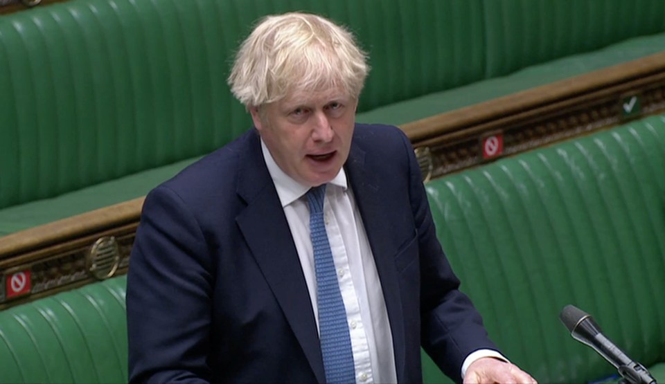 Boris Johnson said today new variants pose a "lethal danger"