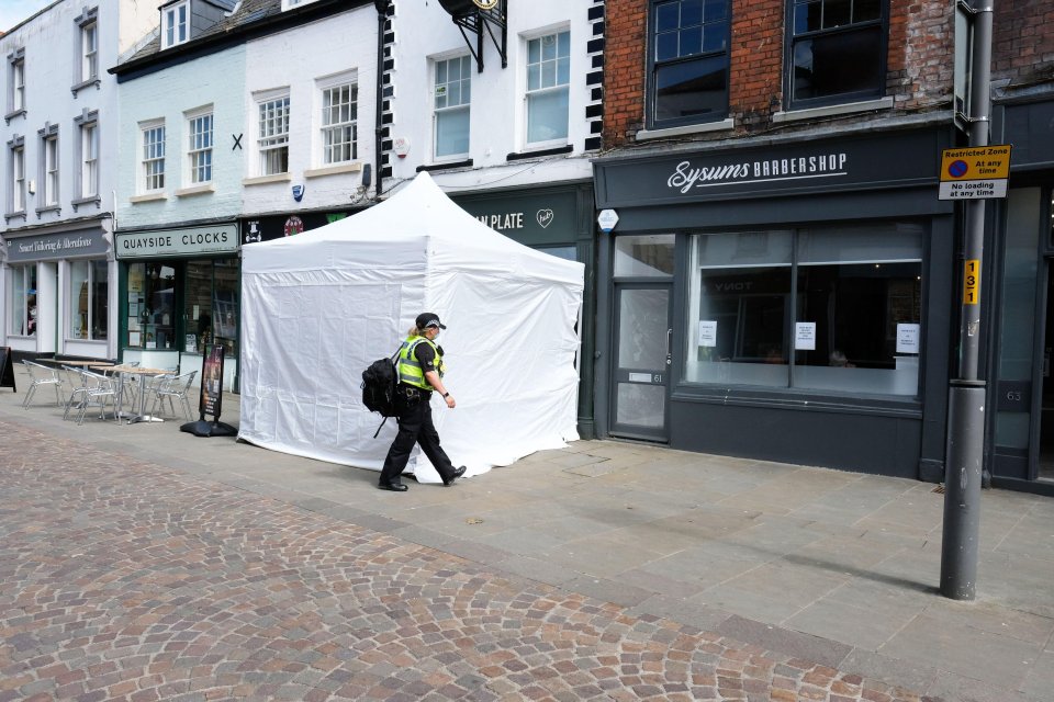 Cops are currently digging up a cafe where her serial killer husband was a customer