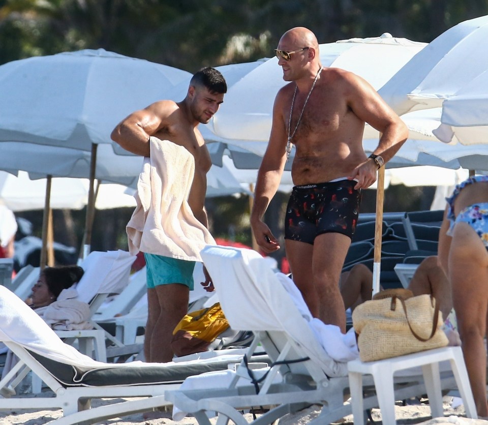 Tyson and Tommy are in Miami for the heavyweight boxer's training camp