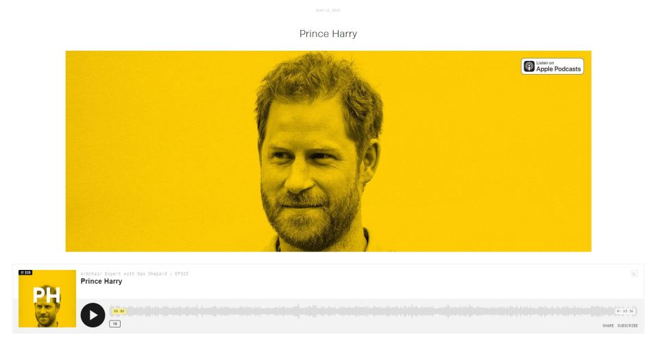 Richard Fitzwilliams, a royal expert, branded the podcast "unimpressive"