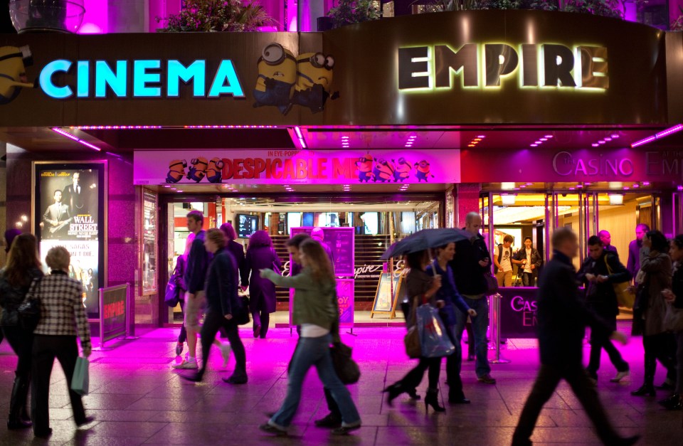 Empire cinemas will open in a staggered approach throughout May