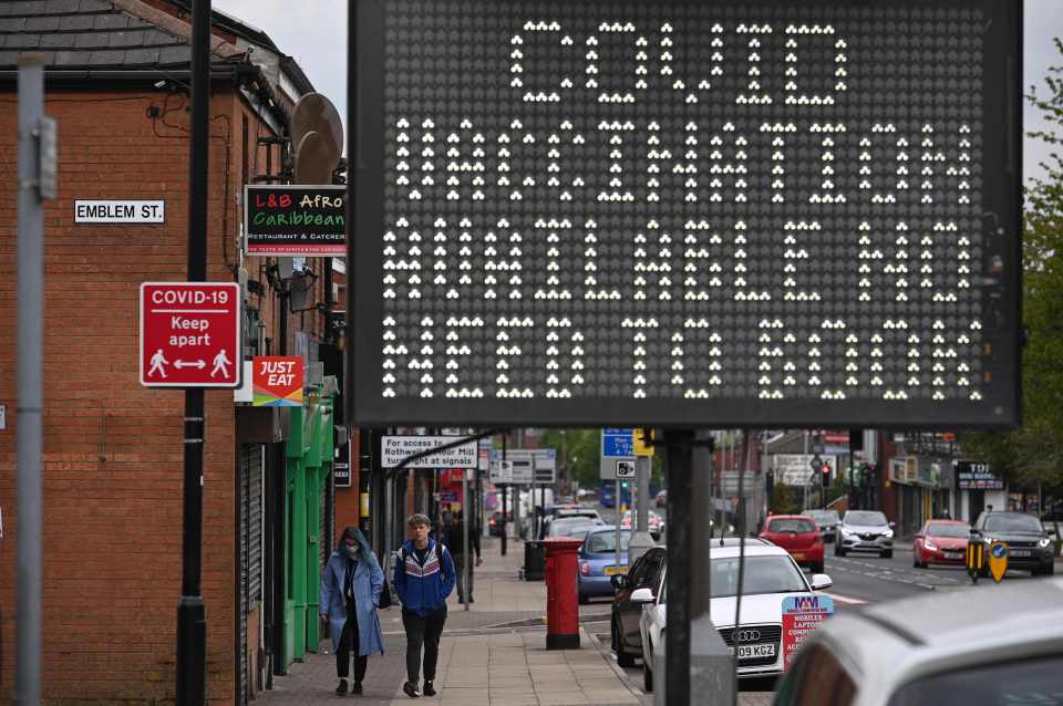 A vaccine drive is underway in Bolton, where cases of the India variant have spiked