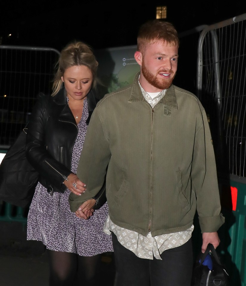 Emily Atack leaving 180 Strand after an evening out with new boyfriend Jude Taylor