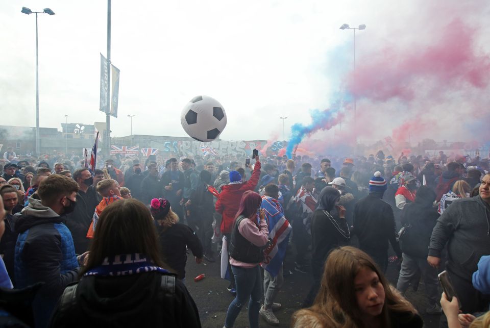 Rangers have been crowned Scottish Premiership champions