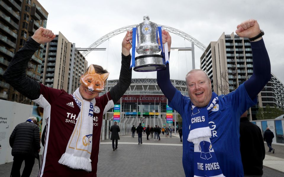 It wouldn't be the FA Cup without a foil-wrapped trophy