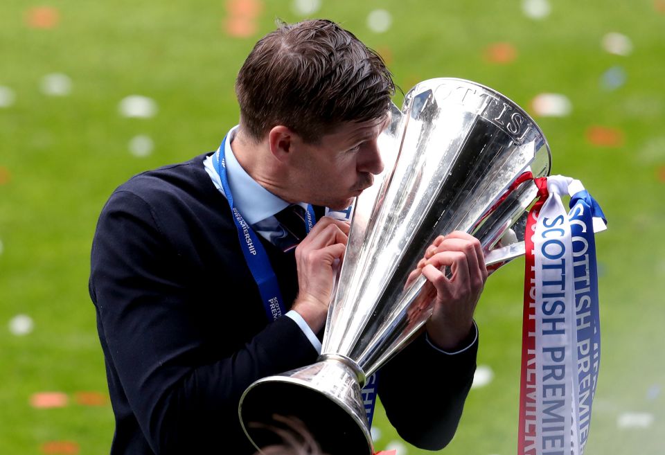 Rangers boss Steven Gerrard led an undefeated campaign