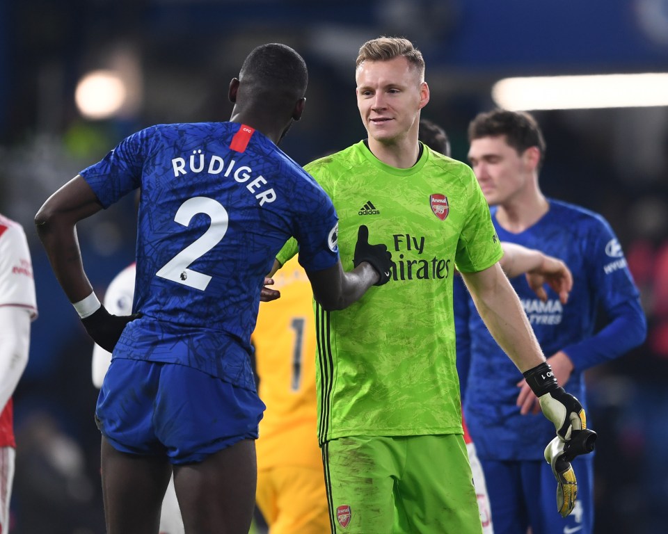 Bernd Leno admired Germany team-mate Antonio Rudiger