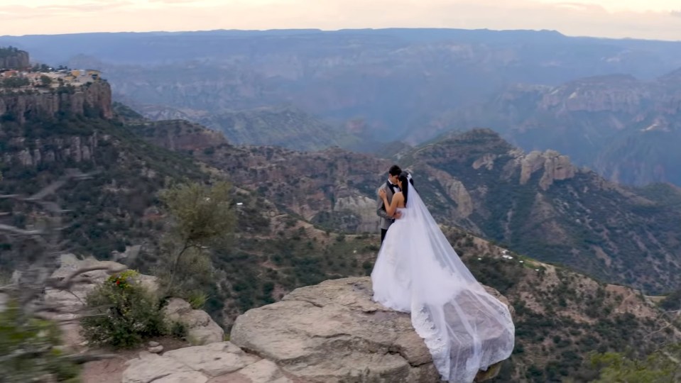 There was confusion over the wedding pics, which were claimed to show the new Miss Universe, Andrea Meza