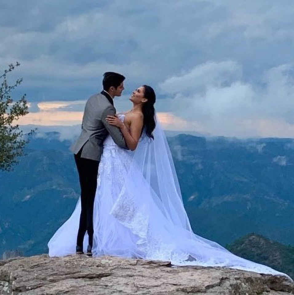 Stunning wedding pics shared on social media purportedly show the beauty queen