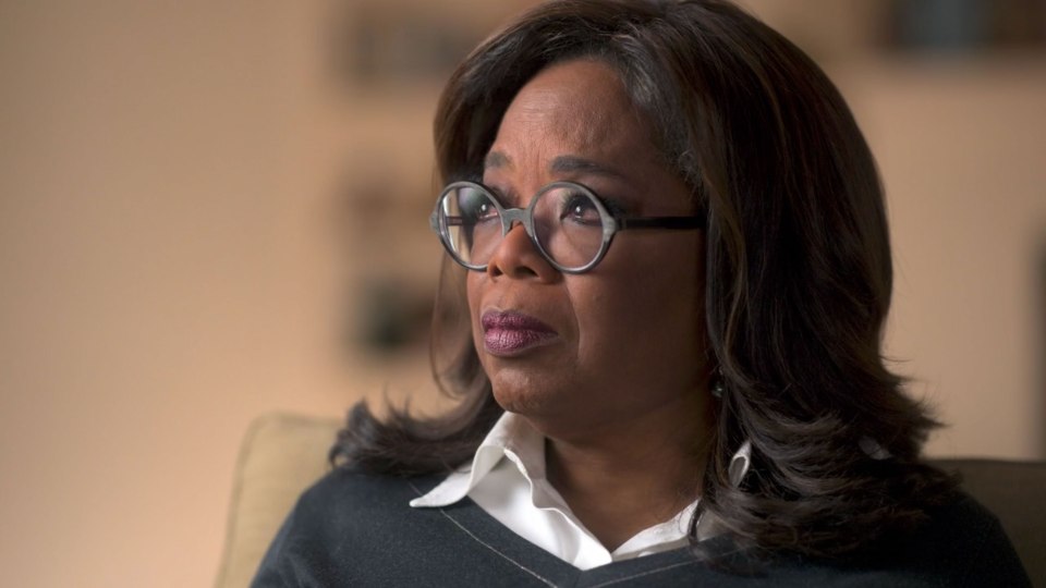 Oprah teared up listening to Harry speak about his mother