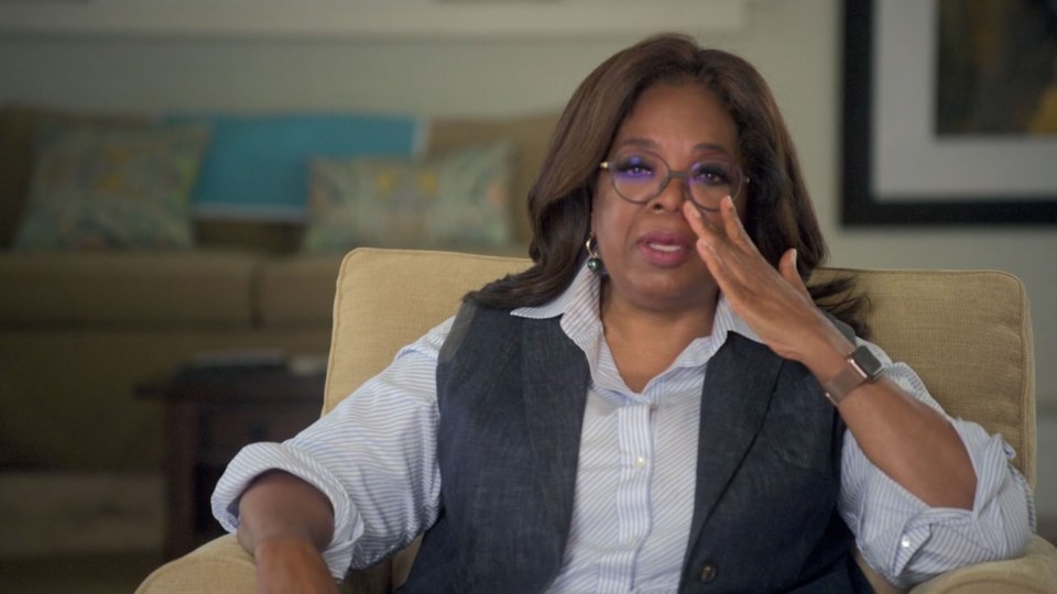 Oprah also discusses her mental well-being