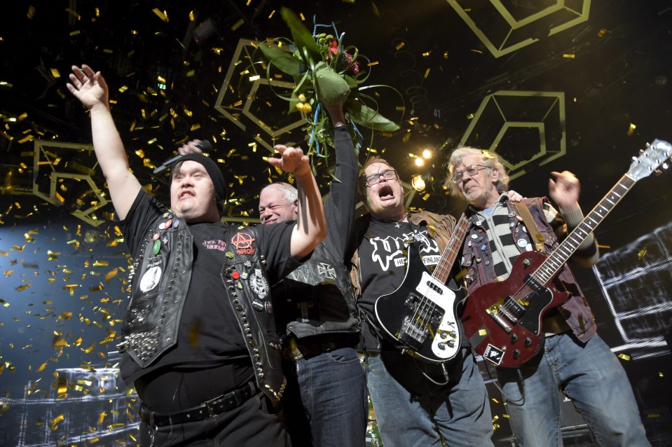 Finland's punk rock 101 didn't quite make it to the finish line