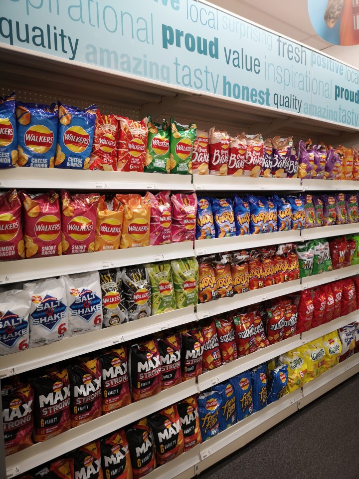 Snacks will be on sale and at the same price as larger Poundlands