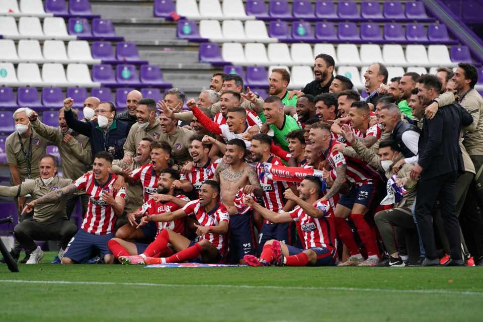 Atletico Madrid are celebrating a first LaLiga title for seven years